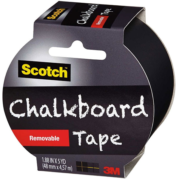 Write on Any Surface with Scotch Chalkboard and Whiteboard Tapes