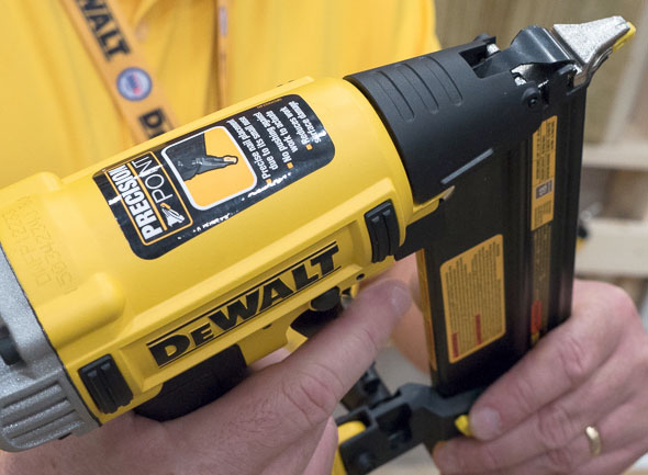 Dewalt Air Nailer with Precision Point Tip