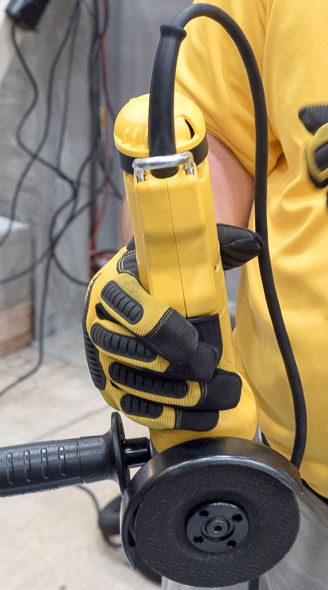 Dewalt Grinder with Safety Tether Loop