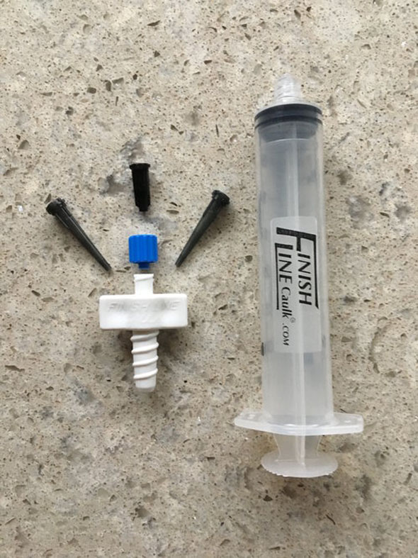 Finish Line Caulk System an Easy to Fill and Use Precision Applicator