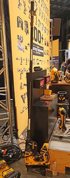 Dewalt Concrete nail gun ceiling pole