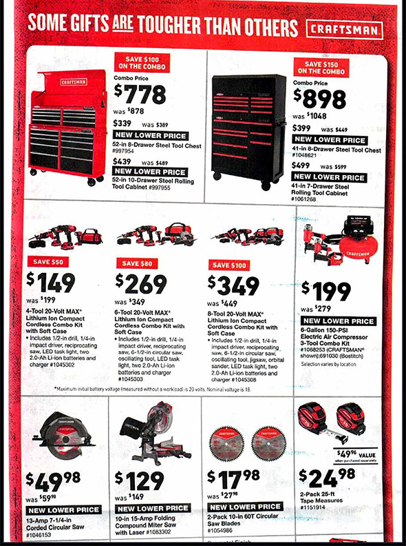 Lowes Black Friday 2018 Tool Deals