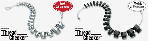 Nut & Bolt Thread Checker On A Cable SAE Inch Pitch Gauge SWTC-S21 Made In USA - Tools & Welding - Foto 11