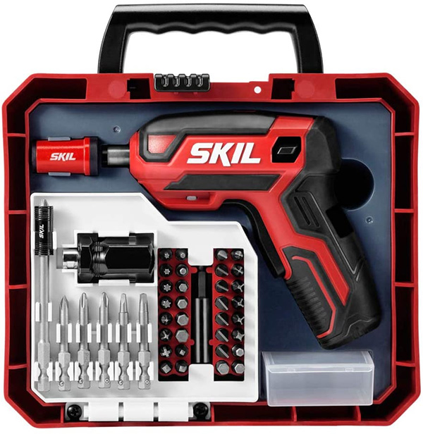New Skil USBRechargeable Screwdriver Set with Carrying Case