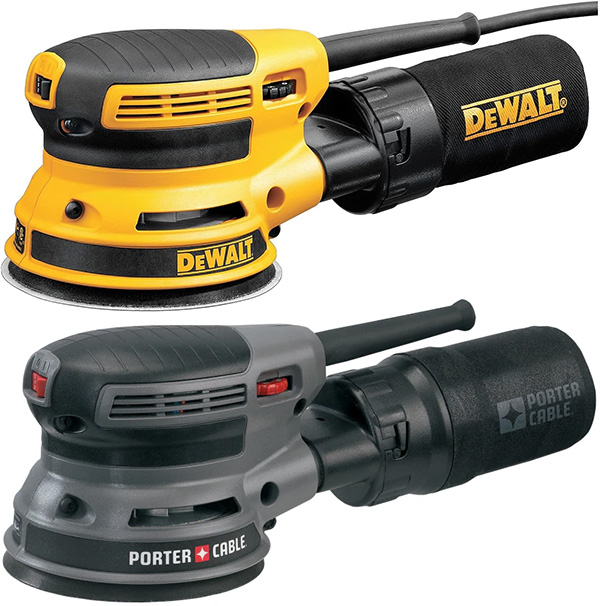 Dewalt and Porter Cable Low Profile Sanders