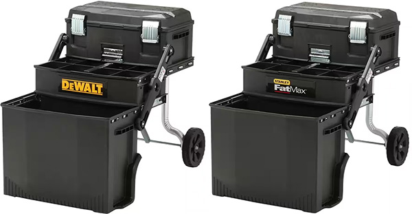 Dewalt and Stanley FatMax Mobile Work Centers