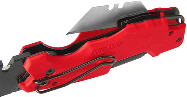 Milwaukee Fastback Utility Knife with Screwdriver Spare Blade Storage